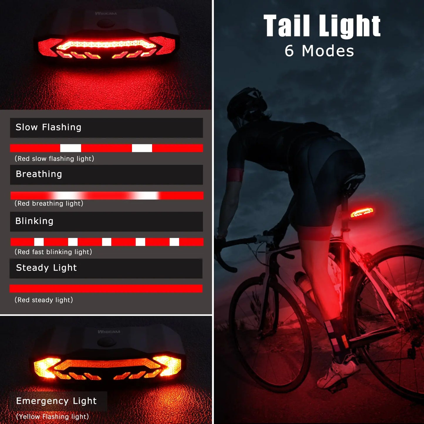 Bike Tail Turn & Brake Light with Remote - Outsmart