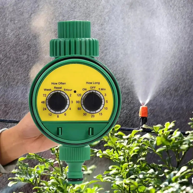 Outdoor plastic garden hose equipped with electronic automatic irrigation timer eprolo