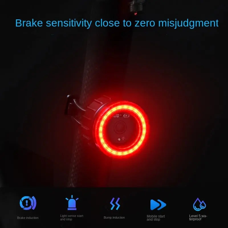 Smart Sensor Brake Bicycle Tail Light - Outsmart