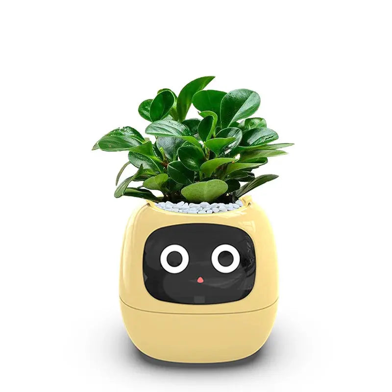 ai plant pot Smart Small Flower Pot, with 7 smart sensors and AI chips