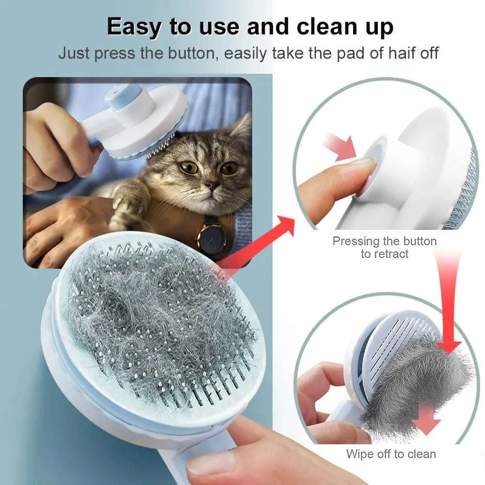 Self-Cleaning cat Brush Outsmart