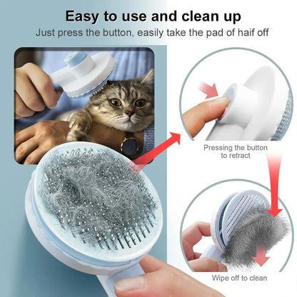Self-Cleaning cat Brush Outsmart