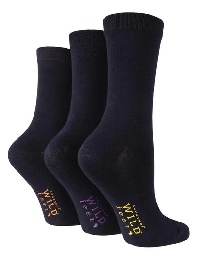 3 Pairs Ladies Bamboo Socks | Plain ¦ Effortless Essentials: Sock Edition Outsmart