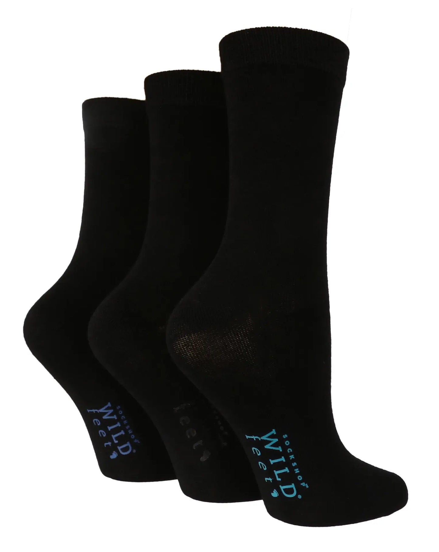 3 Pairs Ladies Bamboo Socks | Plain ¦ Effortless Essentials: Sock Edition Outsmart