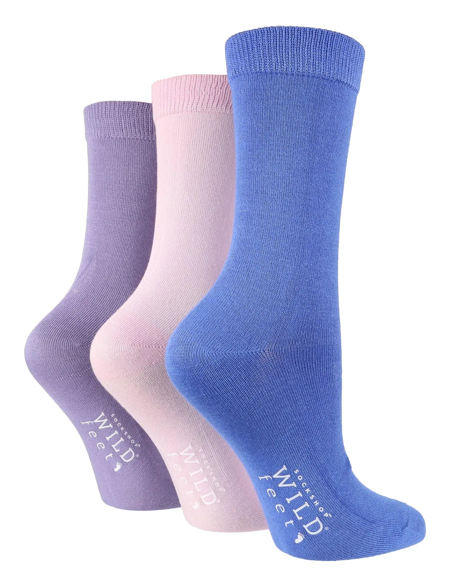 3 Pairs Ladies Bamboo Socks | Plain ¦ Effortless Essentials: Sock Edition Outsmart