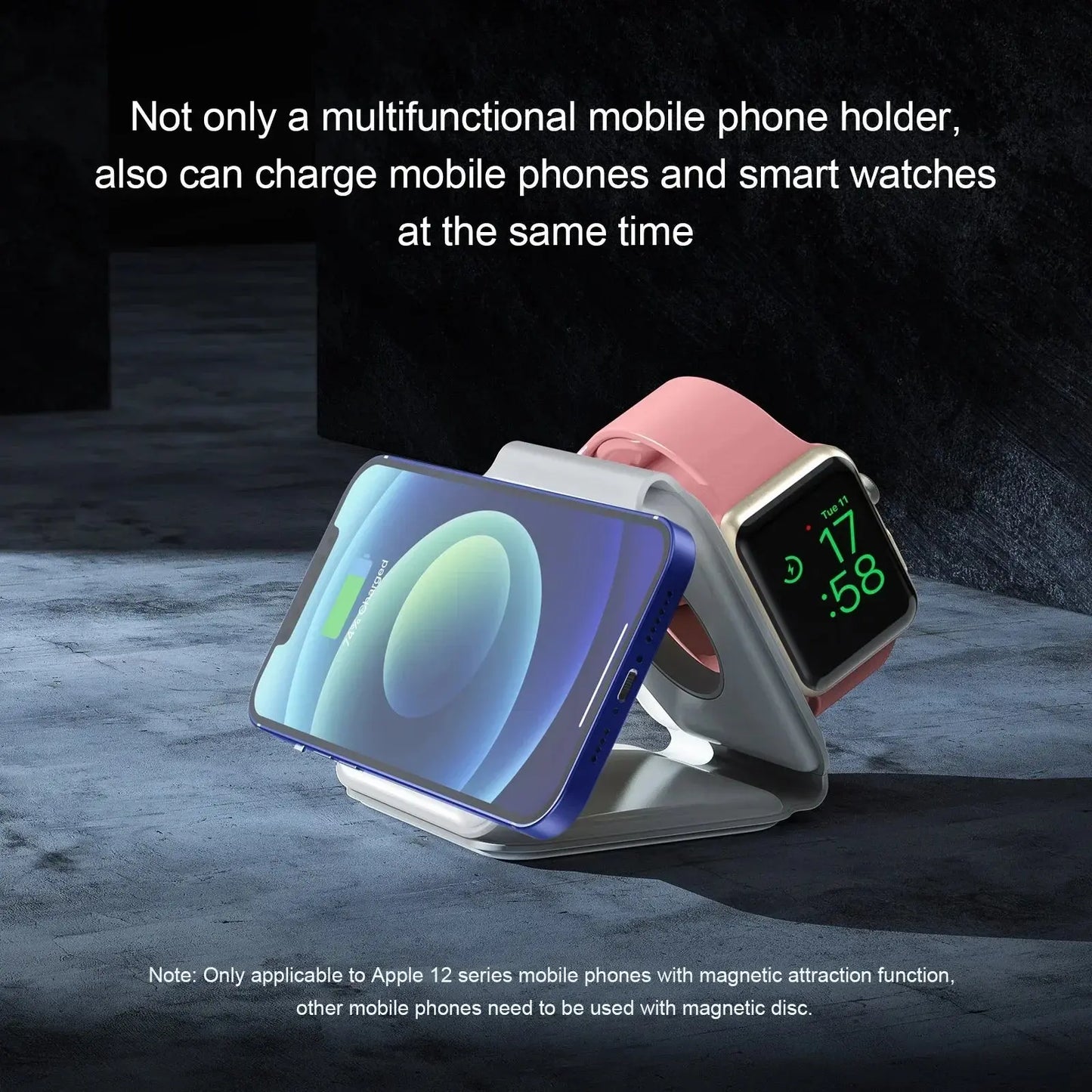 3-in-1 Magnetic Folding Wireless Charger | Outsmart Power-Link - Outsmart