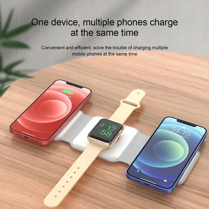 3-in-1 Magnetic Folding Wireless Charger | Outsmart Power-Link - Outsmart