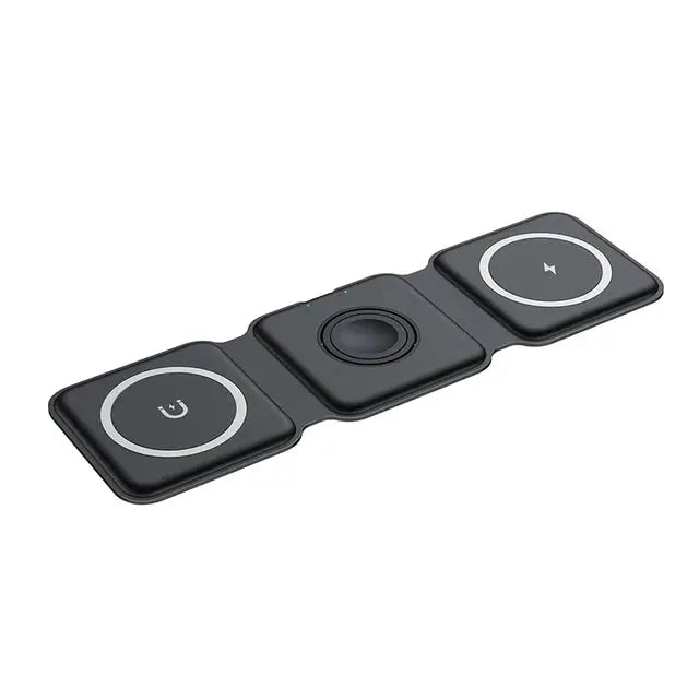 3-in-1 Magnetic Folding Wireless Charger | Outsmart Power-Link - Outsmart