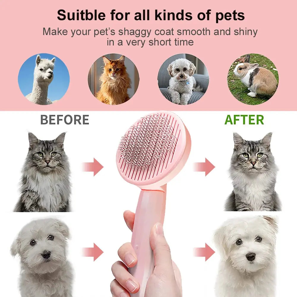 Self-Cleaning Pet Brush Outsmart