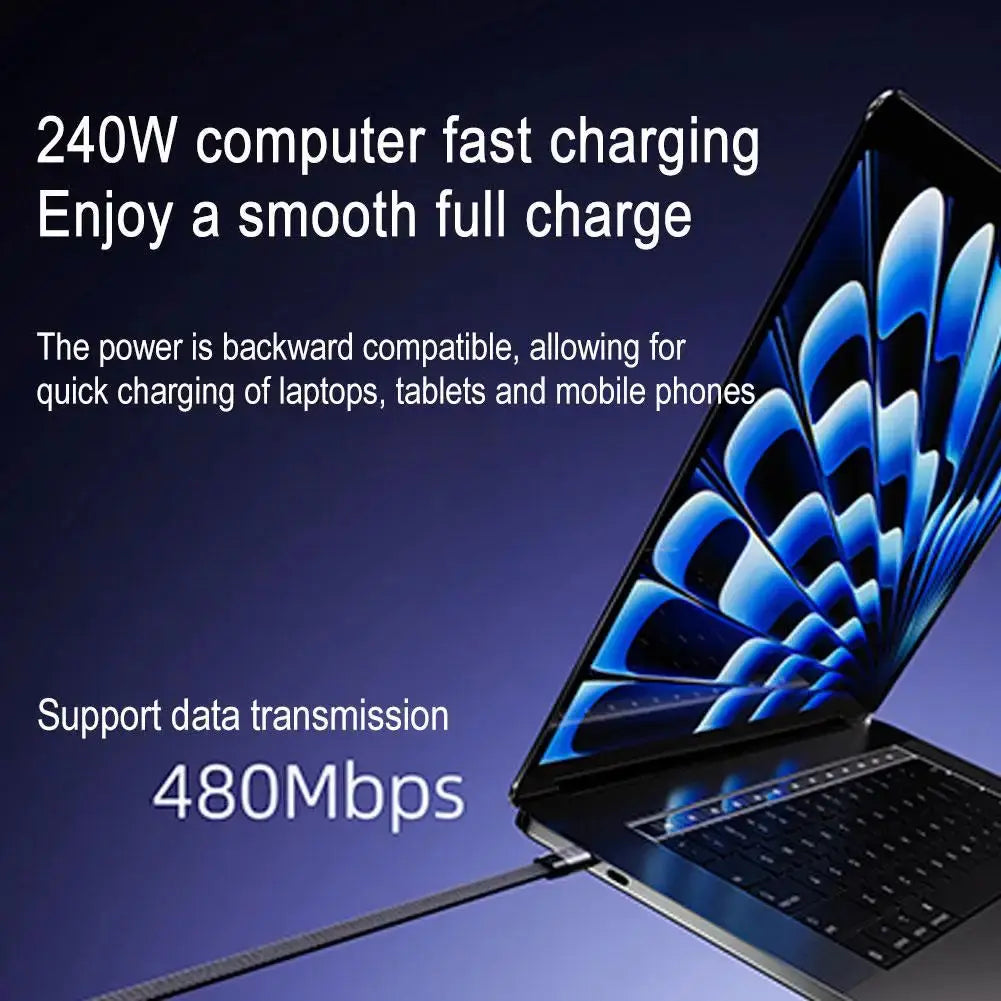 2-in-1 Invisible Holder Charger Cable with Stand (240W Fast Charging Stand) - Outsmart