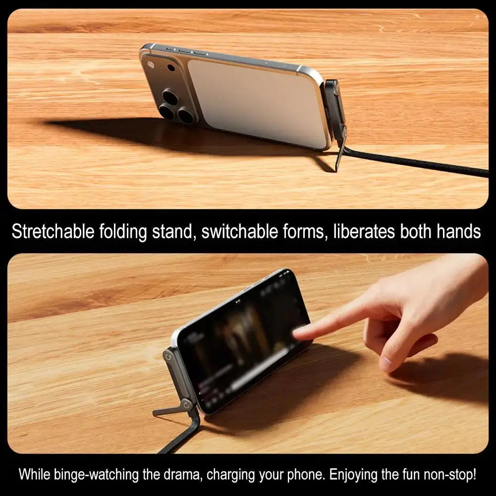 2-in-1 Invisible Holder Charger Cable with Stand (240W Fast Charging Stand) - Outsmart
