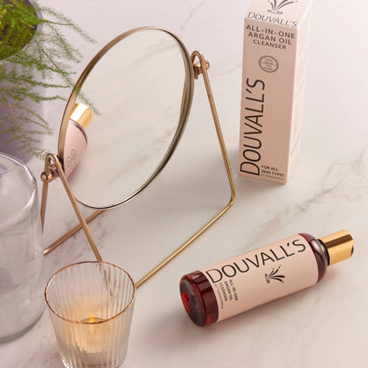 Effortless Essentials: Skincare Edition ¦ All-in-One Organic Argan Oil Cleanser 150ml | Deep Cleansing and makeup removing