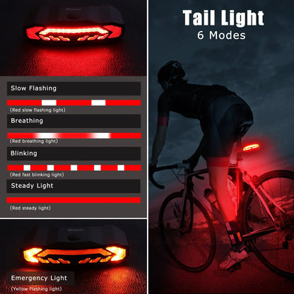 Bike Tail Turn & Brake Light with Remote - Outsmart