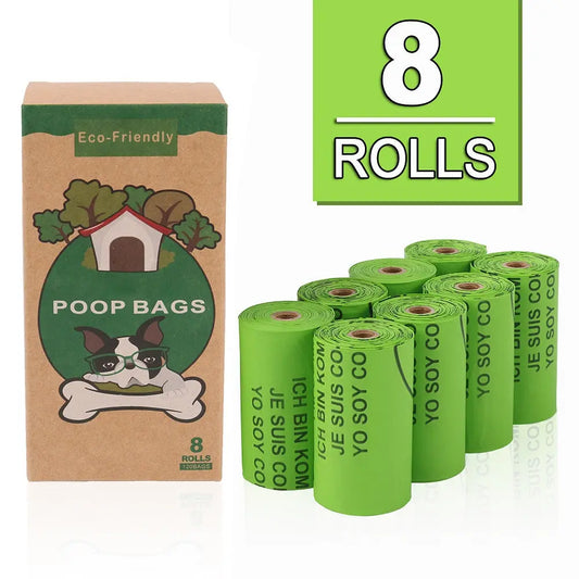 Effortless Essentials: Eco-Walk Edition | Biodegradable Dog Poop Bags / Waste Bags - Outsmart