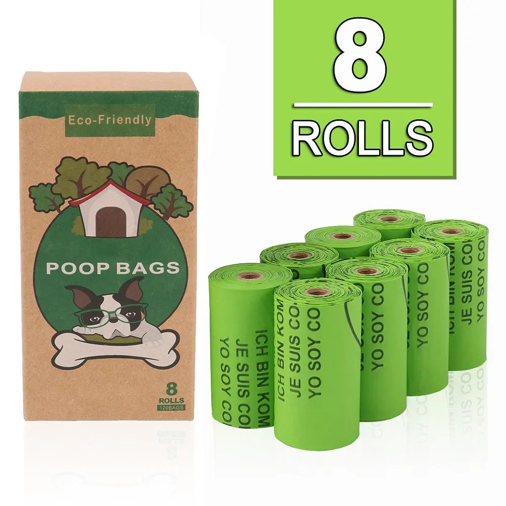 Effortless Essentials: Eco-Walk Edition | Biodegradable Dog Poop Bags / Waste Bags - Outsmart
