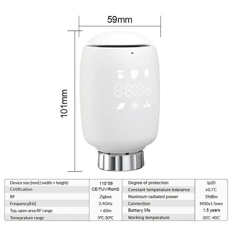 Smart Radiator Thermostat Controller ¦ Smart Valve Radiator Controller Mobile APP Control - Outsmart
