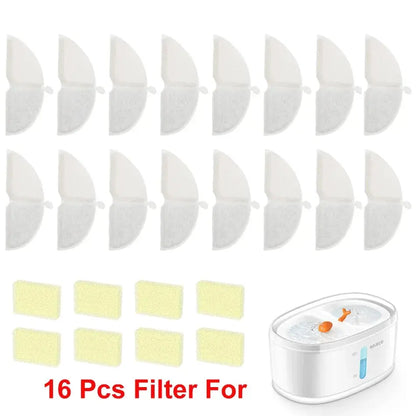 Effortless Essentials: Pet Edition – ROJECO Cat Water Fountain Filter Subscription (For Dual-Pet Fountain) - Outsmart