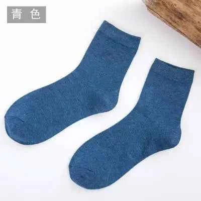 5 /10 Pairs Spring Women's Harajuku Solid  Thin Candy Color Colorful Bamboo Fiber Socks