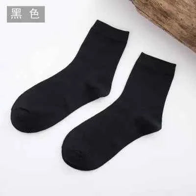 5 /10 Pairs Spring Women's Harajuku Solid  Thin Candy Color Colorful Bamboo Fiber Socks