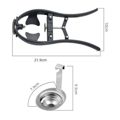 Stainless Steel Egg Cracker - Outsmart