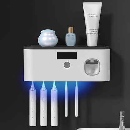 Wall-mounted Toothbrush Storage with UV - Outsmart