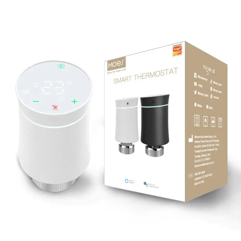 Moes Tuya ZigBee3.0 Programmable Radiator Thermostat Valve - Outsmart