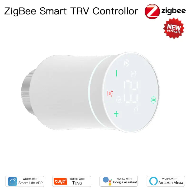 ZigBee art home thermostat heating valve app timing voice remote control intelligent temperature control switch Hypersku