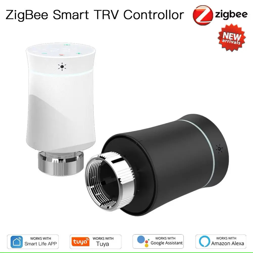 ZigBee art home thermostat heating valve app timing voice remote control intelligent temperature control switch Hypersku