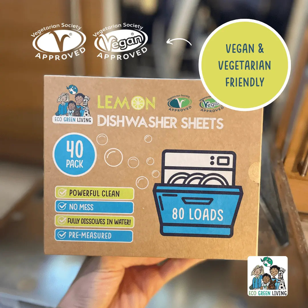 Effortless Essentials: The Clean Kitchen Edition for Eco Dishwasher Sheets Subscription  Lemon Scent | 2 Pack | 80 sheets - Outsmart